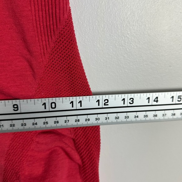 Alphalete Red Compression Leggings Womens Size XS Booty Lifting Gym Fitness Pant - Picture 12 of 16